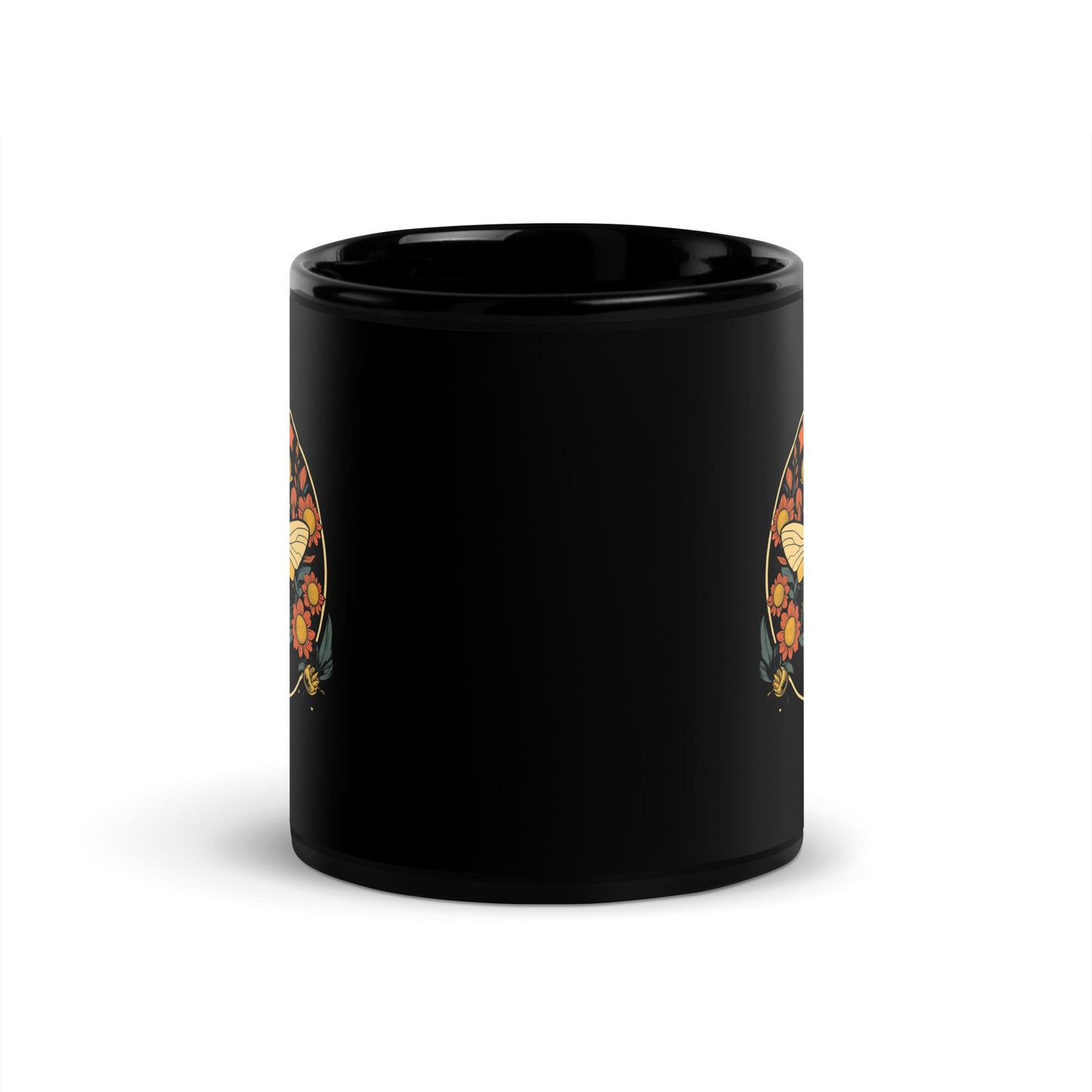 Bae Bee Black Glossy Mug