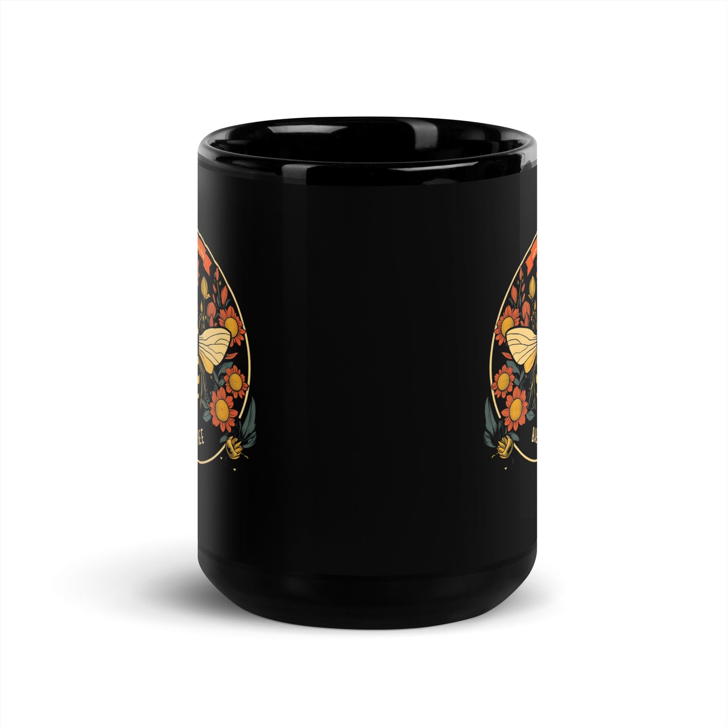 Bae Bee Black Glossy Mug