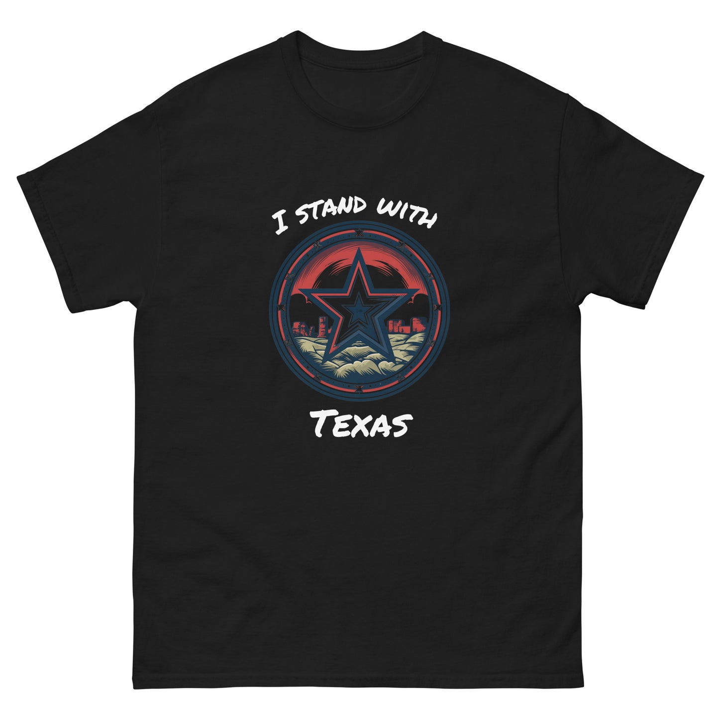 I stand with Texas Men's classic tee