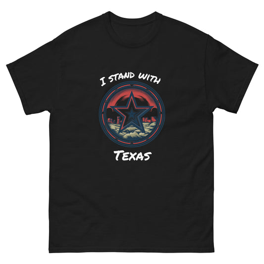 I stand with Texas Men's classic tee