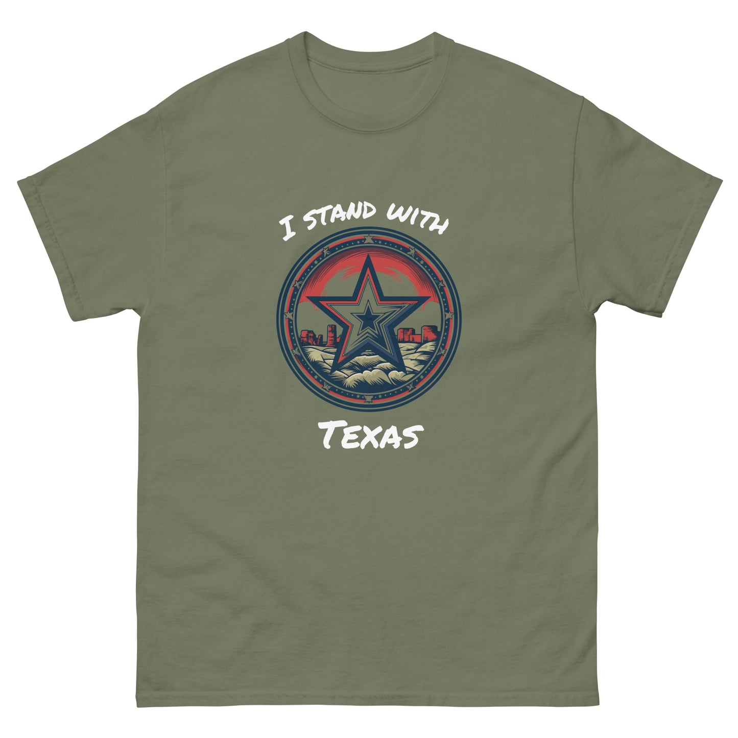 I stand with Texas Men's classic tee