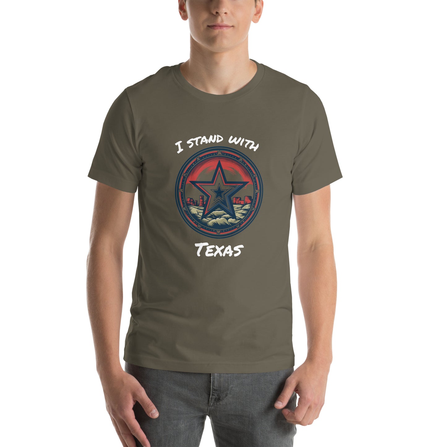 I stand with Texas Unisex t-shirt