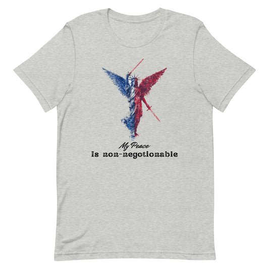 Peace is non-negotiable Unisex t-shirt