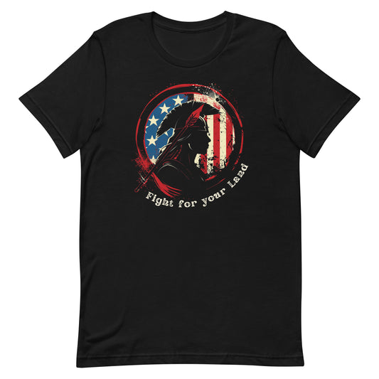 Fight for your Land Unisex t-shirt, American warrior, roman native hybrid man, conquer evil t shirt, patriot tee, independence t shirt, freedom tee,