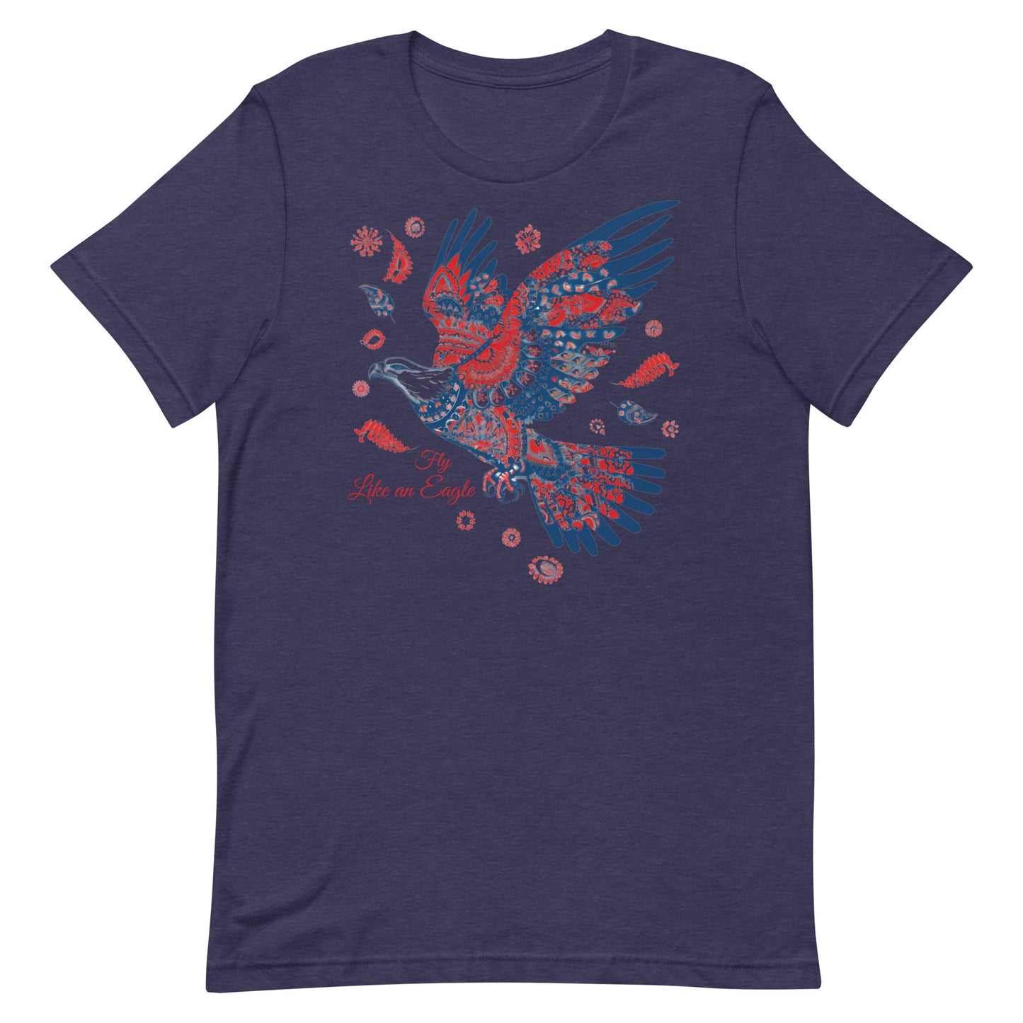 Red white and blue eagle, paisley eagle, patriotic t shirt, fourth of July t shirt, Unisex t-shirt