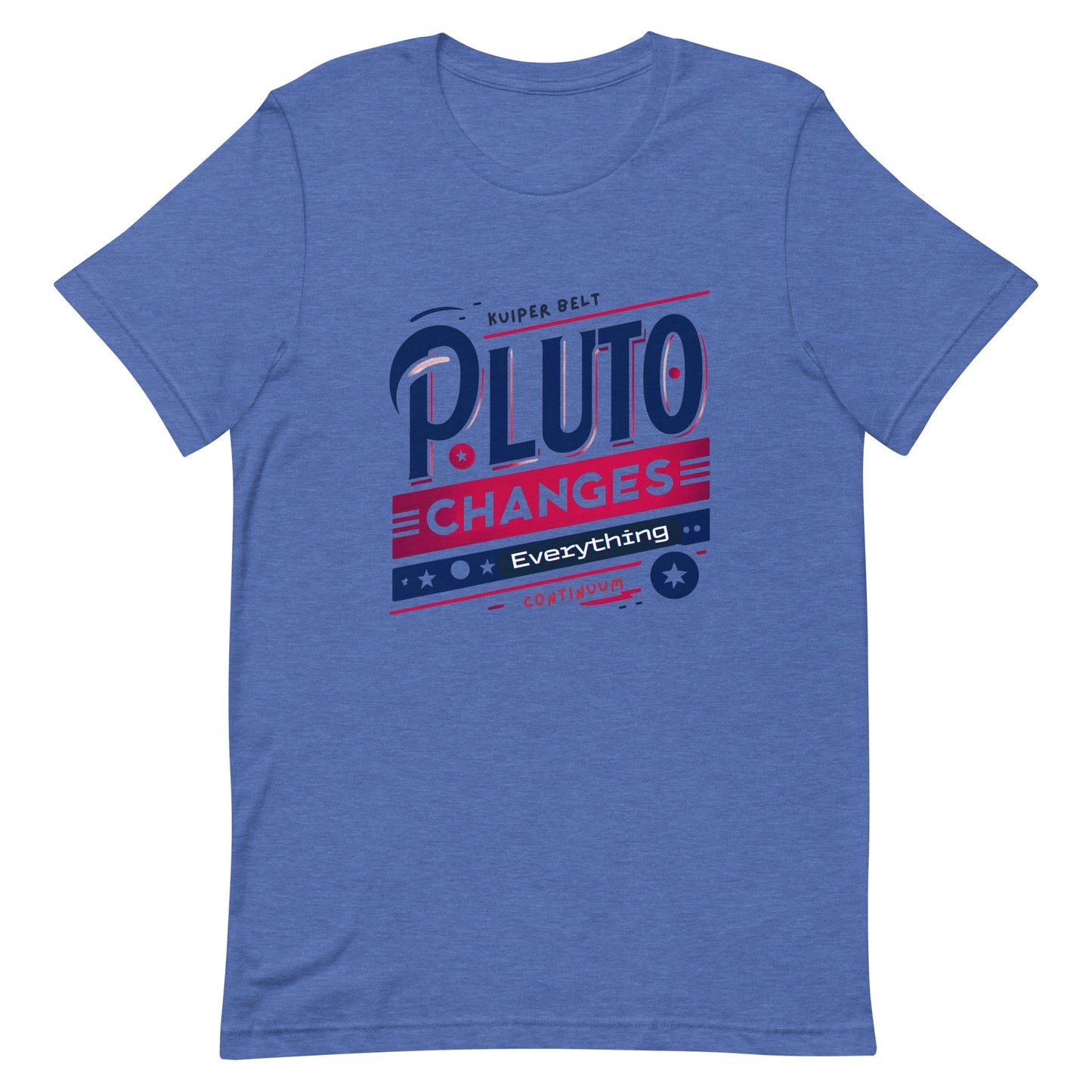 Pluto Changes Everything Unisex t-shirt