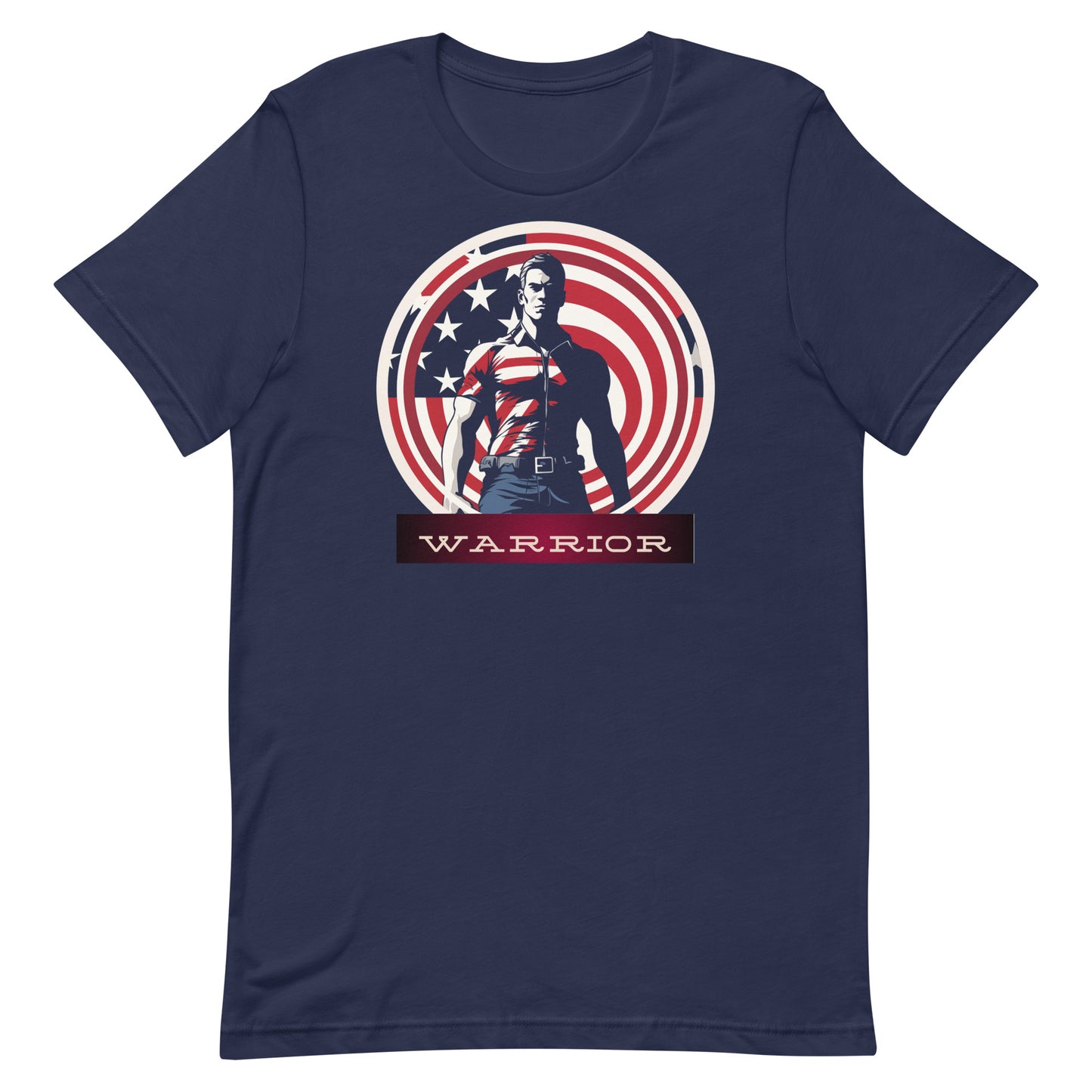 Warrior, if you need to, grow into your good morality and stand strong against evil. Navy color